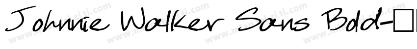 Johnnie Walker Sans Bold字体转换